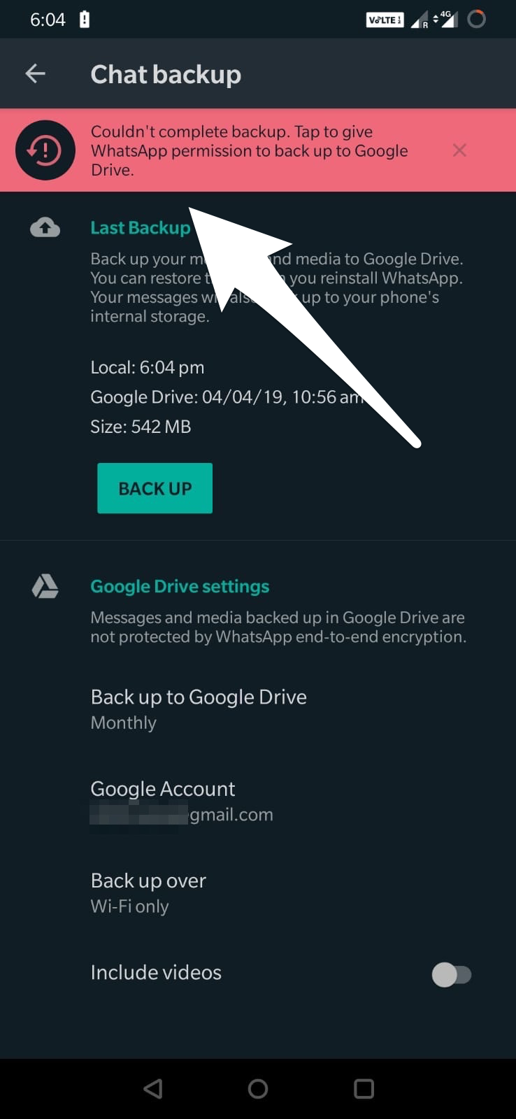 Why Can't I Locate WhatsApp Backup File in Google Drive? 8 Click_to_Allow_Google_Drive_Access