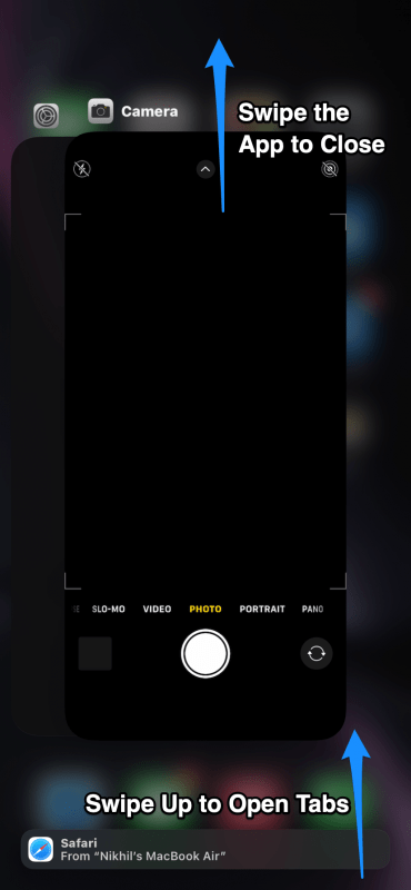 How to Fix iPhone 12 Camera Not Working? 3 Close_Camera_App