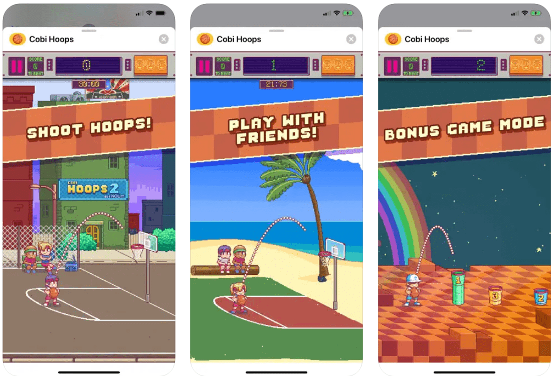 8 Best iMessage Games for iPhone and iPad 7 Cobi Hoops II