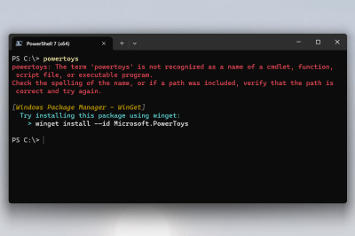 How to Install and Use PowerToys on Windows 11 14 Command not found