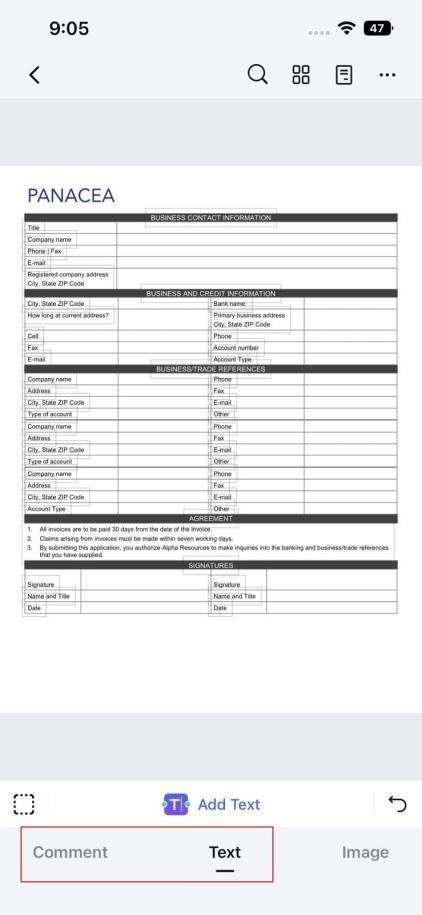 How to Fill and Sign PDF Files on iPhone and iPad? 5 Comment Text on PDF