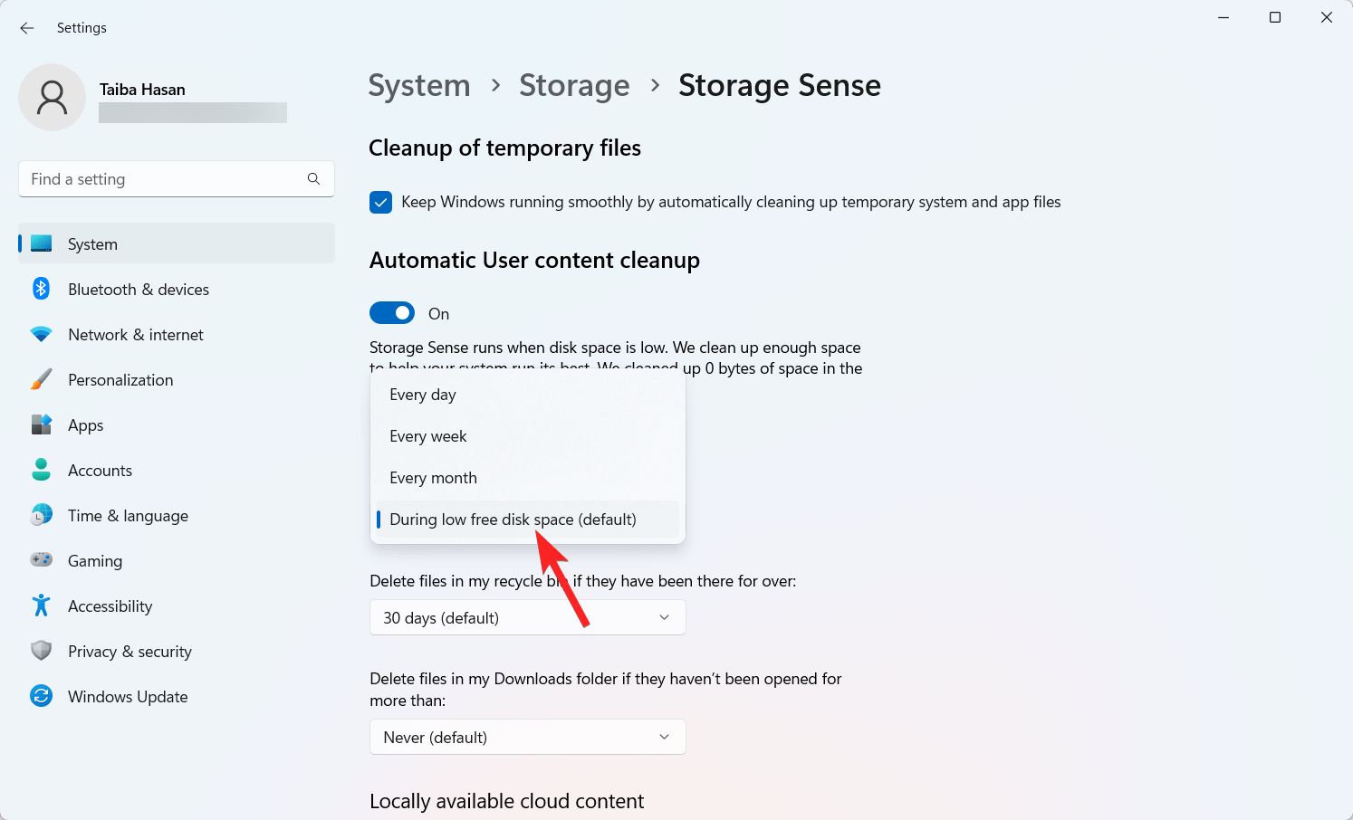 How to Automatically Delete Old Files on Windows 11 4 Configure Run Storage Sense Settings in Windows 11
