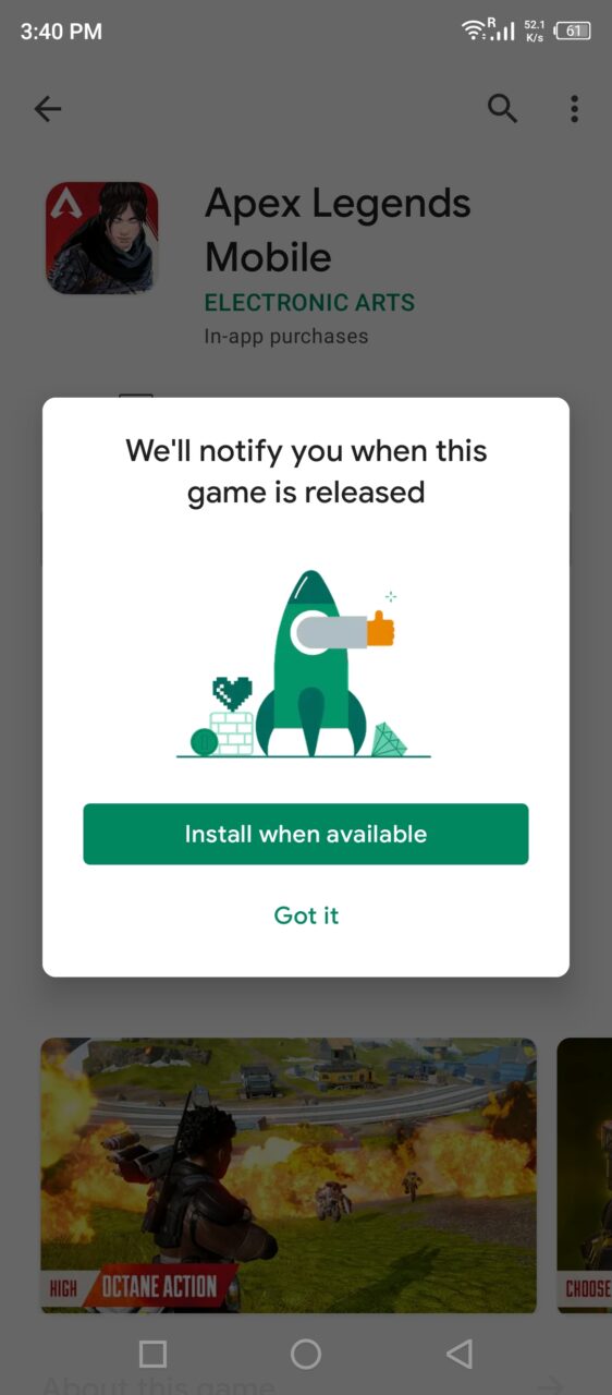 How to Download Apex Legends Mobile? 6 Confirm Apex Legends installation (5)
