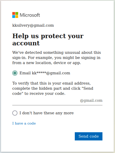 How to Install Windows 11 on AMD Computer? 5 Confirm the identity by providing a code sent to your recovery email