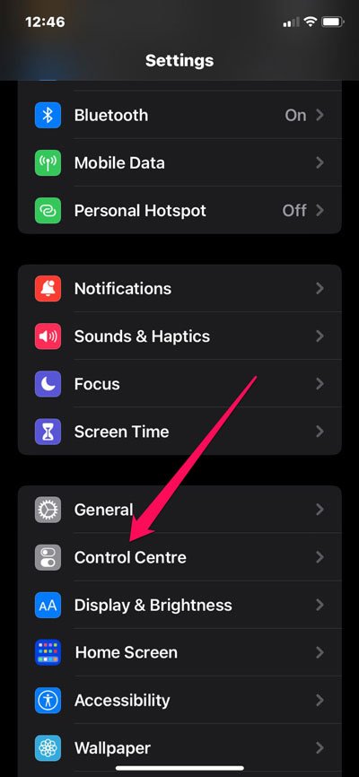 How to Get Live Lyrics Of a Song Playing Near You on iPhone? 3 Use Control Centre