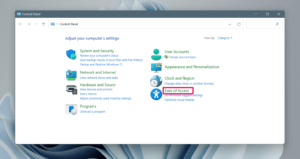 Top 10 Ways to Fix Arrow Keys Not Working in Excel on Windows 5 Click on Ease of Access