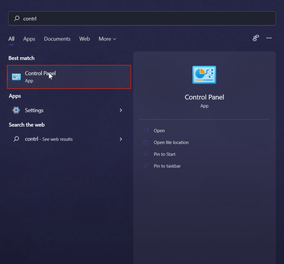 How to Fix Keyboard Illumination Not Working in Windows 11 3 Control_Panel_Windows_11