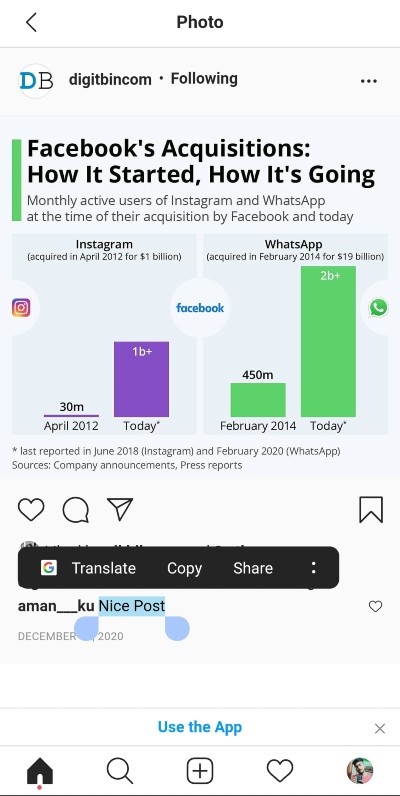 How to Copy Instagram Comments 4 Copy Comment