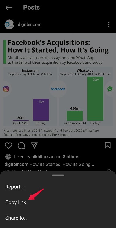 How to Copy Instagram Comments 3 Copy Link