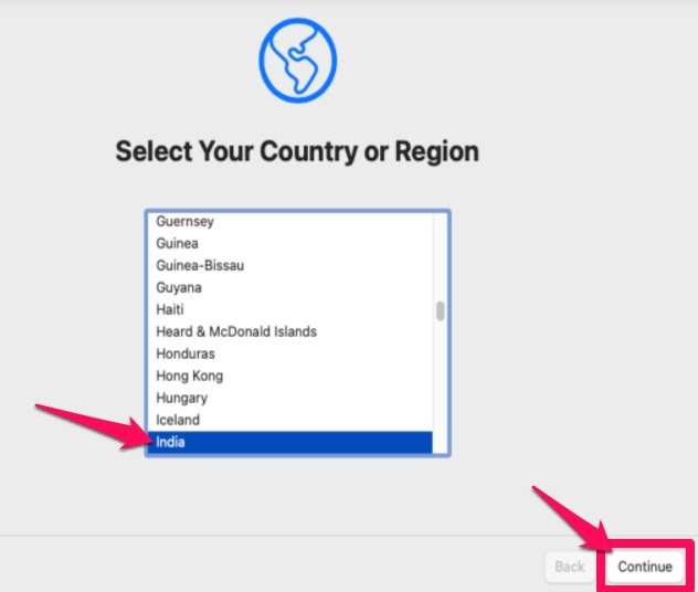 Country or Region