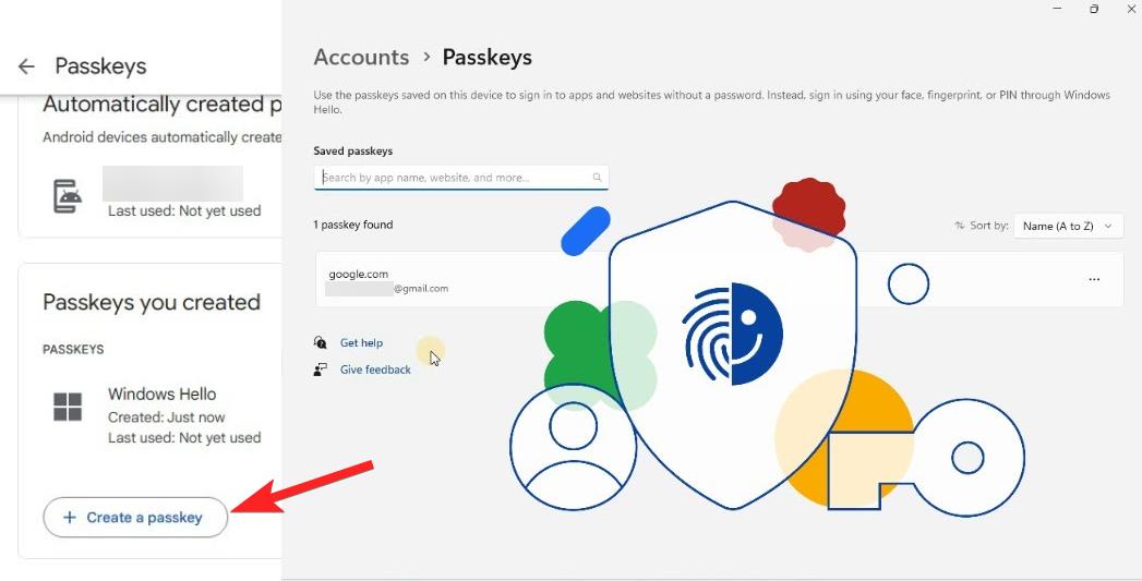 Create Passkeys in Windows 11