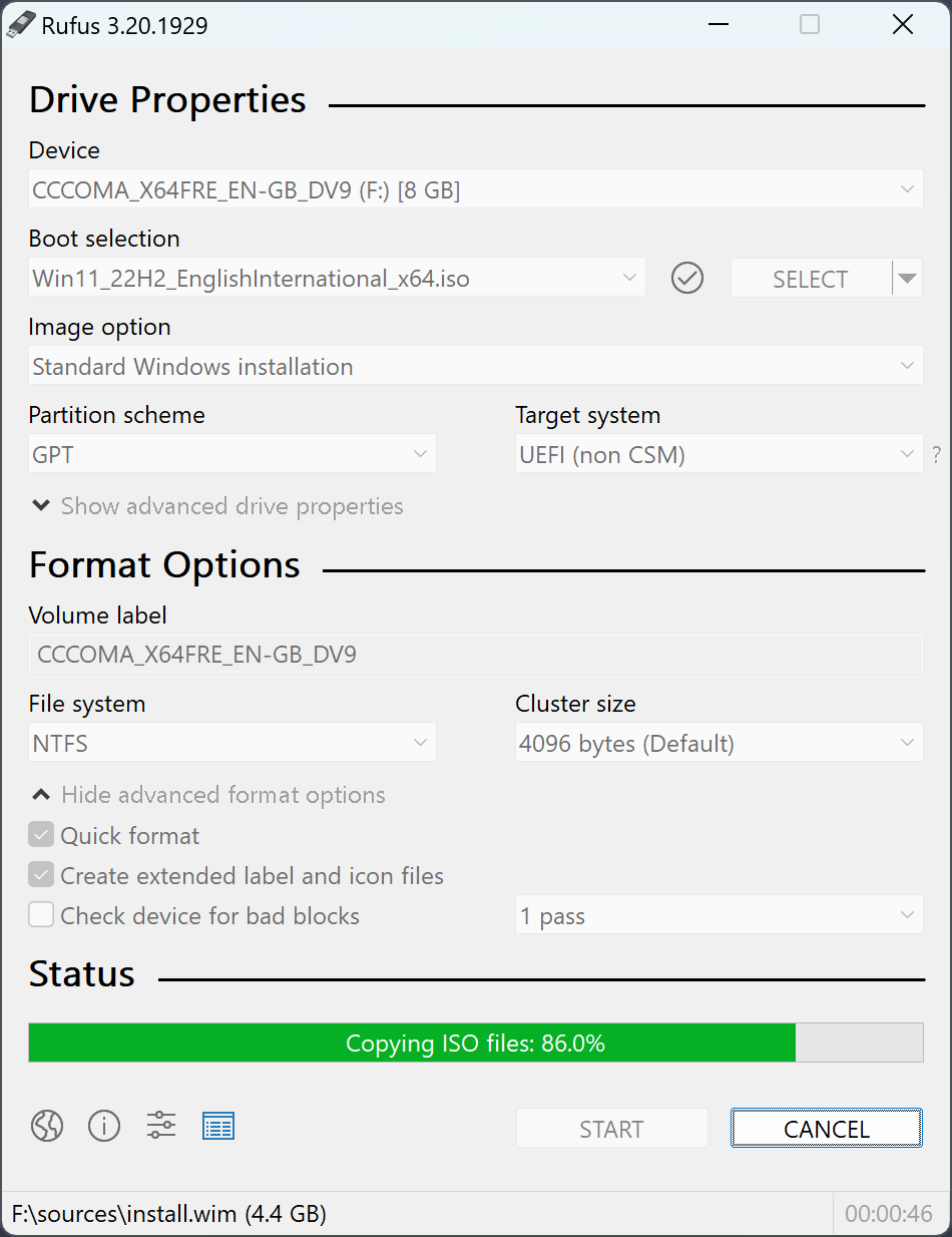 How to Reinstall Windows 11 from BIOS? 3 Create Windows 11 bootable USB drive using RUFUS