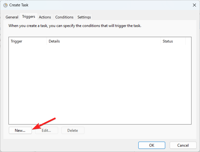 How to Automatically Delete Old Files on Windows 11 13 Create a new trigger