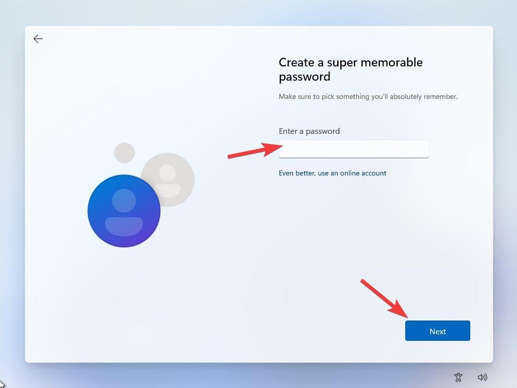 How to Reinstall Windows 11 from BIOS? 14 Create a password
