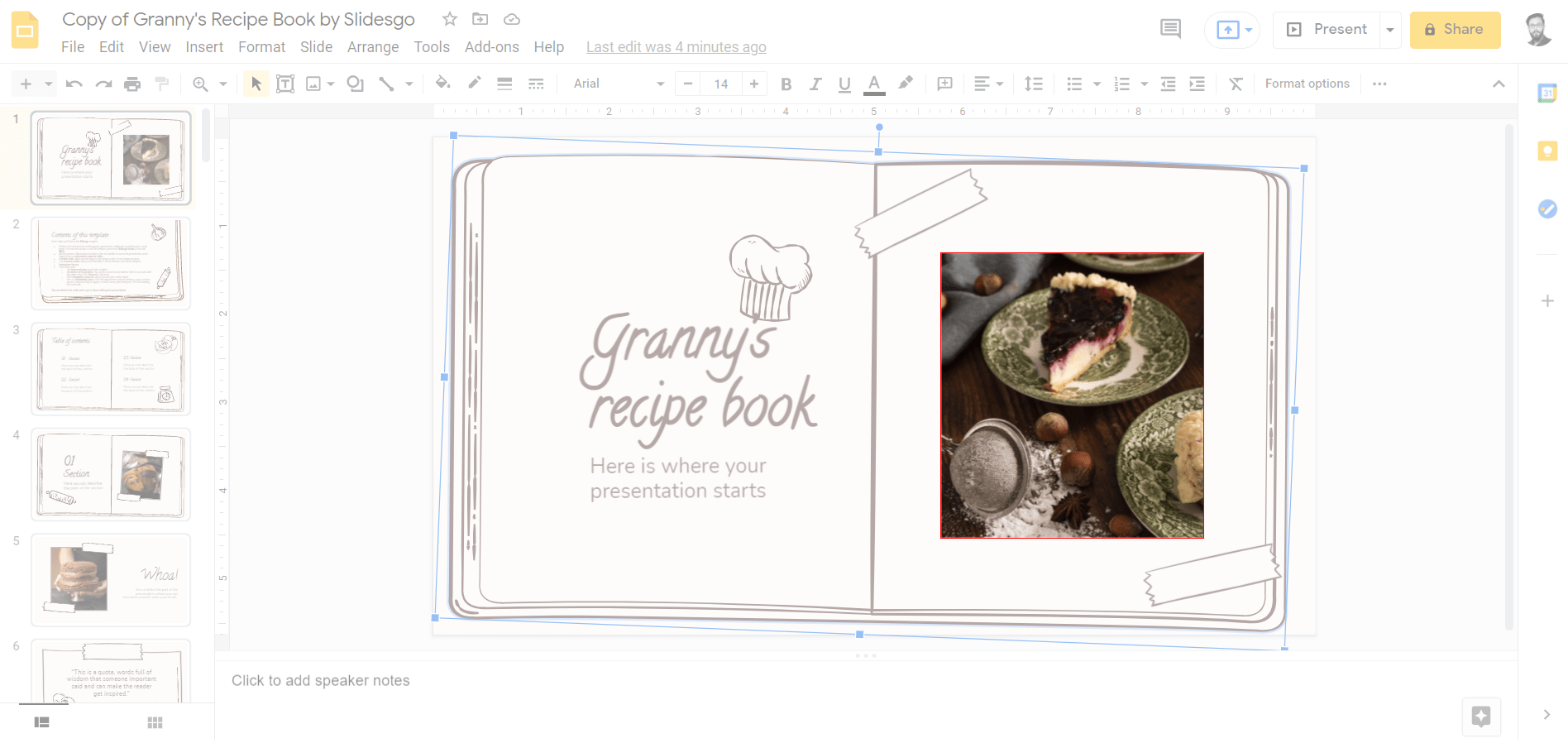 How to Extract an Image from Google Slides? 7 Create a rectangle around the image on the slide