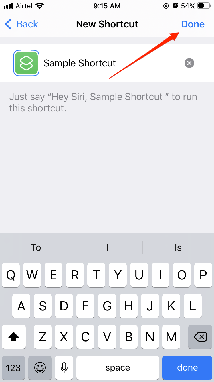 How to Turn Apple Logo on your iPhone into a Secret Button? 9 Customize the shortcut as per your choice and save the shortcut
