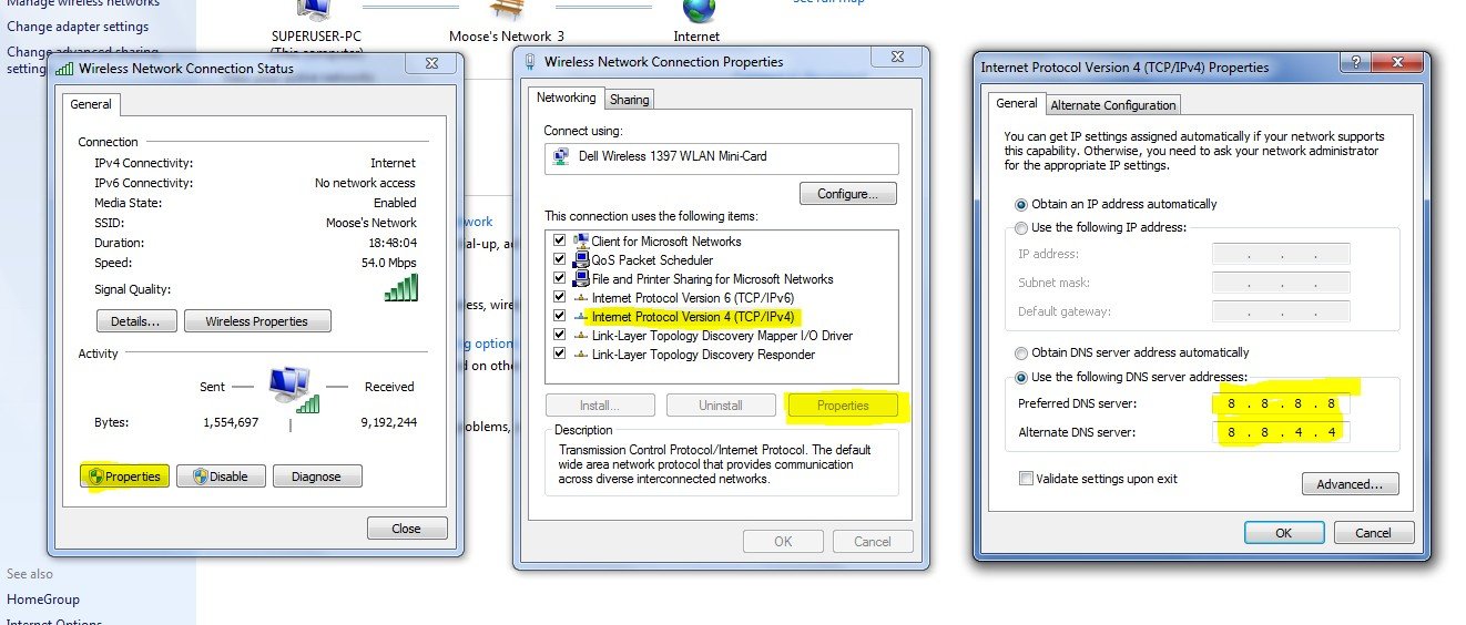 Best Fix for 'Your Connection is Not Private' on Chrome 3 DNS Server Change