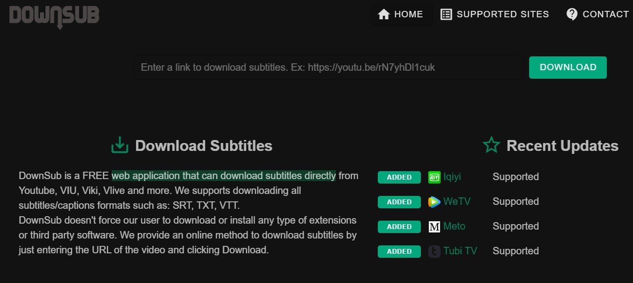 15 Best Sites to Download Free Subtitles: Movies & TV Shows 12 DOWNSUB