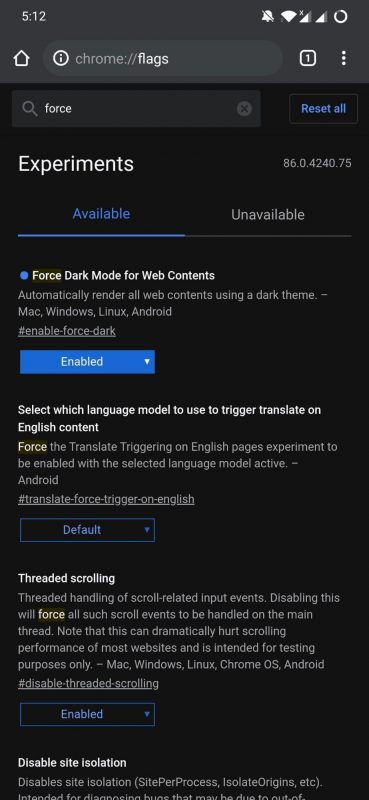 Best Chrome Flags for Android to Boost Browsing 4 Dark Mode on Web