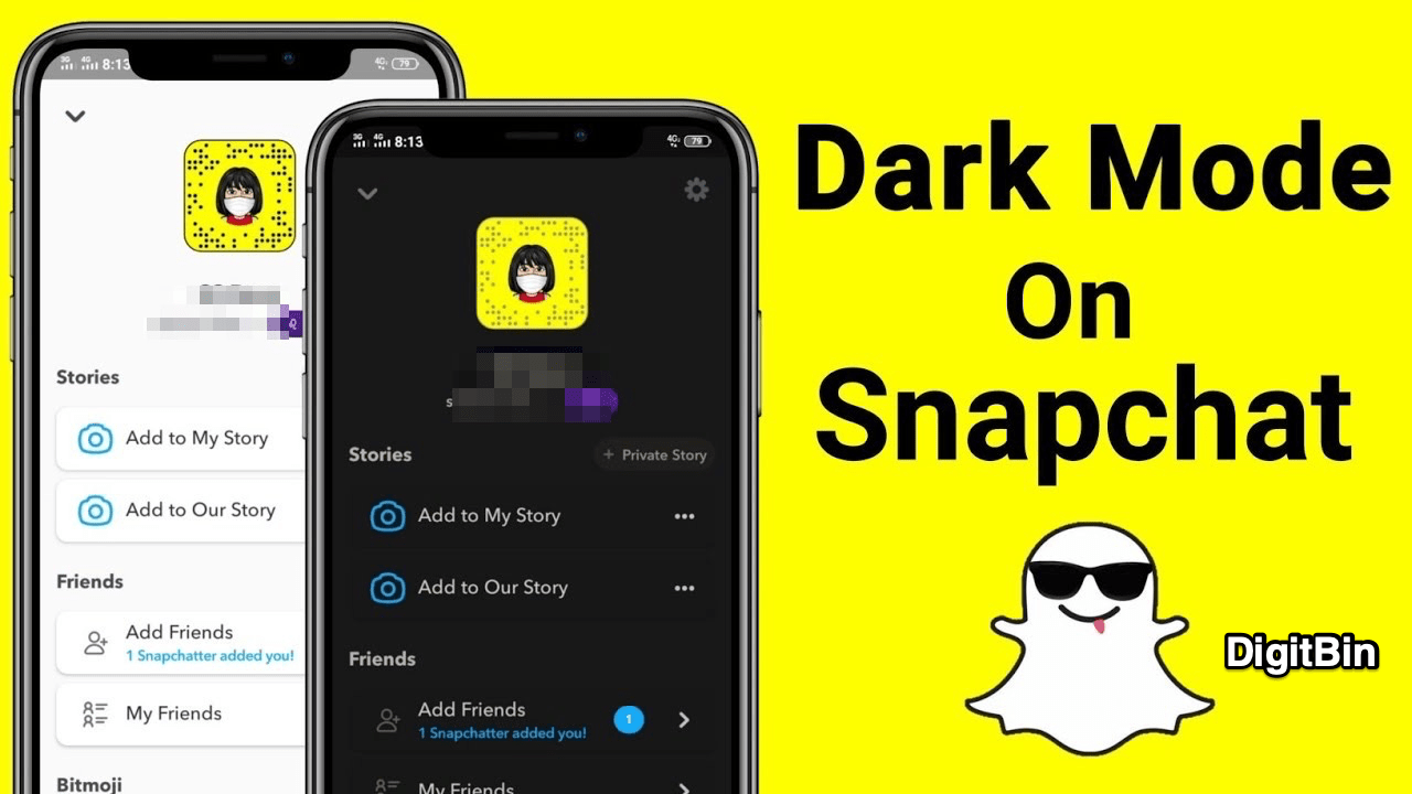 How To Use Dark Mode In Snapchat on iOS? 1 Dark Mode on Snapchat iPhone and iPad