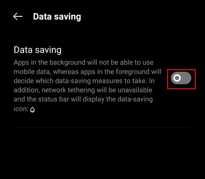 How to Fix Wi-Fi Not Working On Android TV 9 Data Saver Off