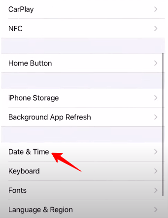 Data & Time Settings
