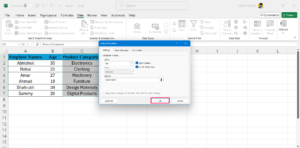 How to Create a Drop Down List in Microsoft Excel 7 Click OK button to create a drpp-down menu