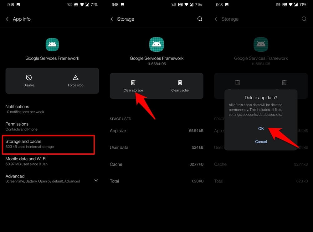 How to Fix android.process.media has Stopped? 7 Delete App Data Google Service Framework