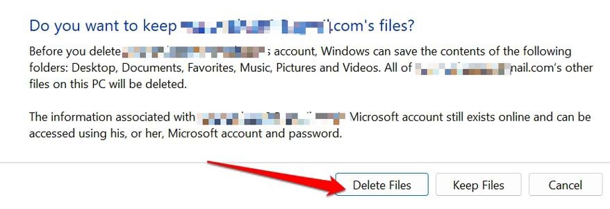 Delete Files Windows