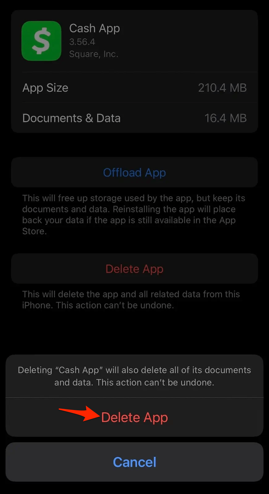 Cash App Not Working on iPhone: 11 Ways to Fix! 8 Delete App Cash App