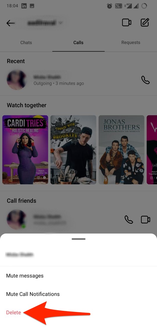 How to Delete Instagram Call Log History? 5 Delete_Chat