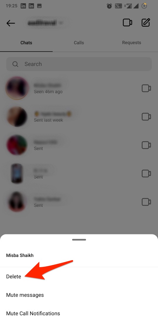How to Delete Instagram Call Log History? 6 Delete_Chat_Instagram