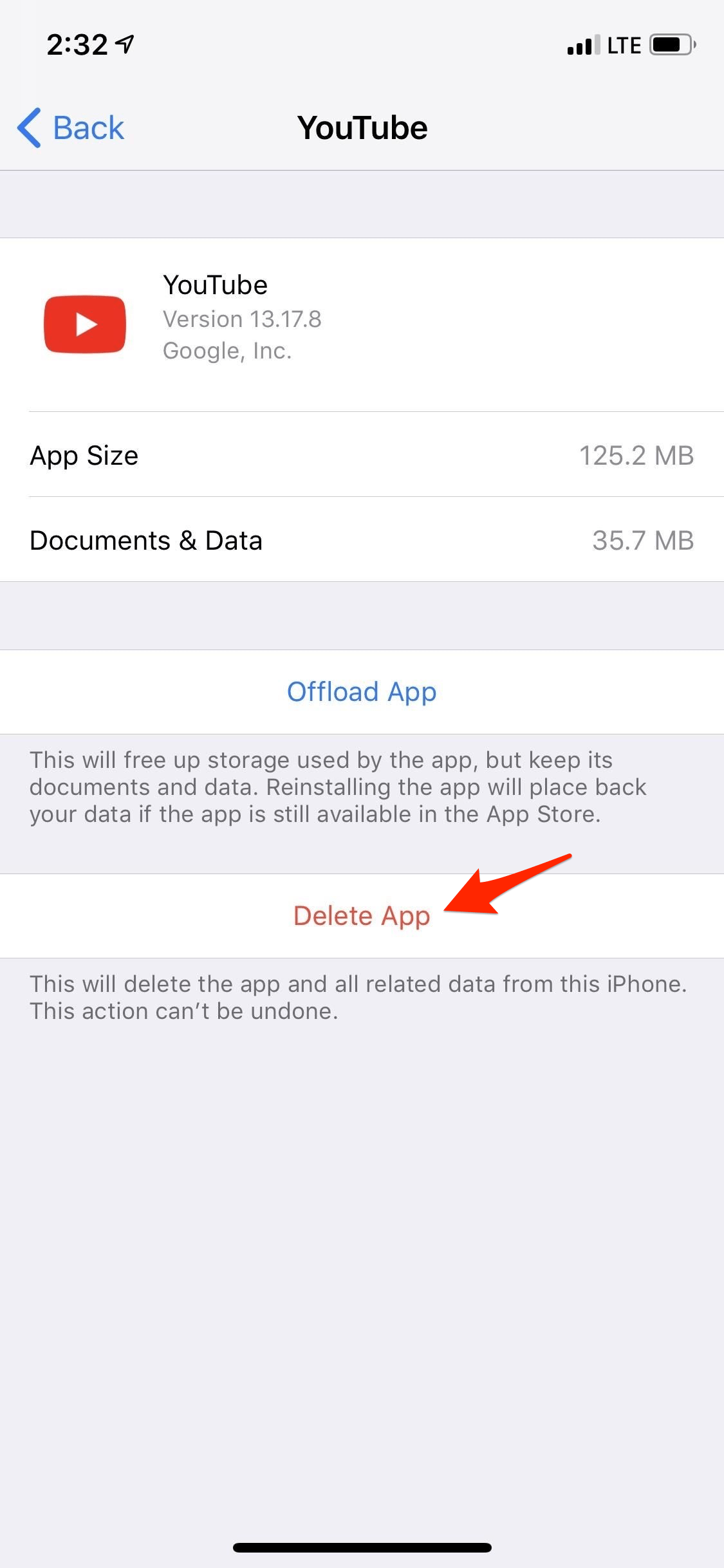 How to Fix YouTube Not Working on iPhone? 8 Delete YouTube App