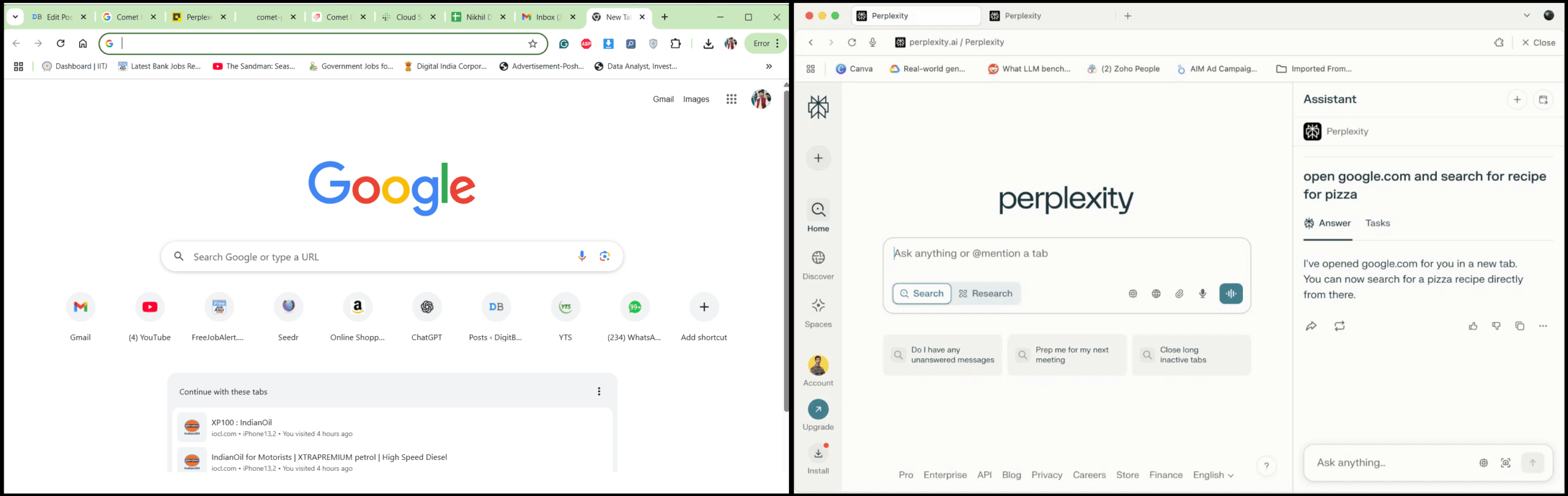 Comet browser: The good and bad when compared with Chrome! 2 Design and Layout