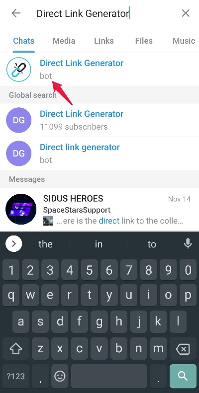 Direct Link Generator