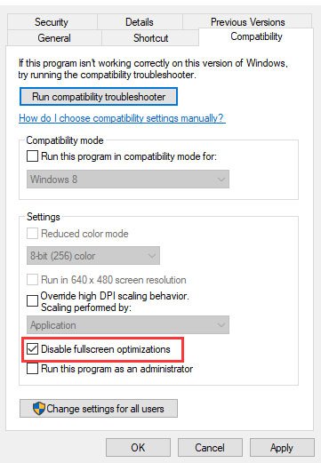 How to Fix Hogwarts Legacy Keeps Crashing on PC? 7 Disable Full-Screen Optimization