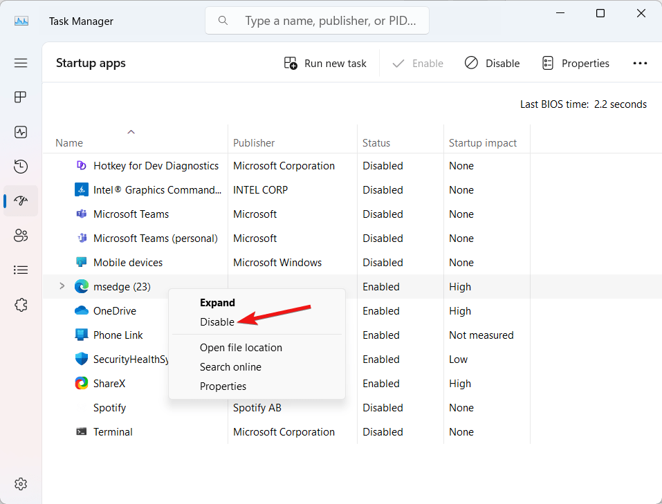 Why My Fan Speed Up when PC Screen Turns OFF? 5 Disable Startup apps