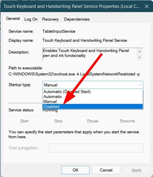 What is CTF Loader and How to Fix? 7 Disable Touch Keyboard and Handwriting Panel Services