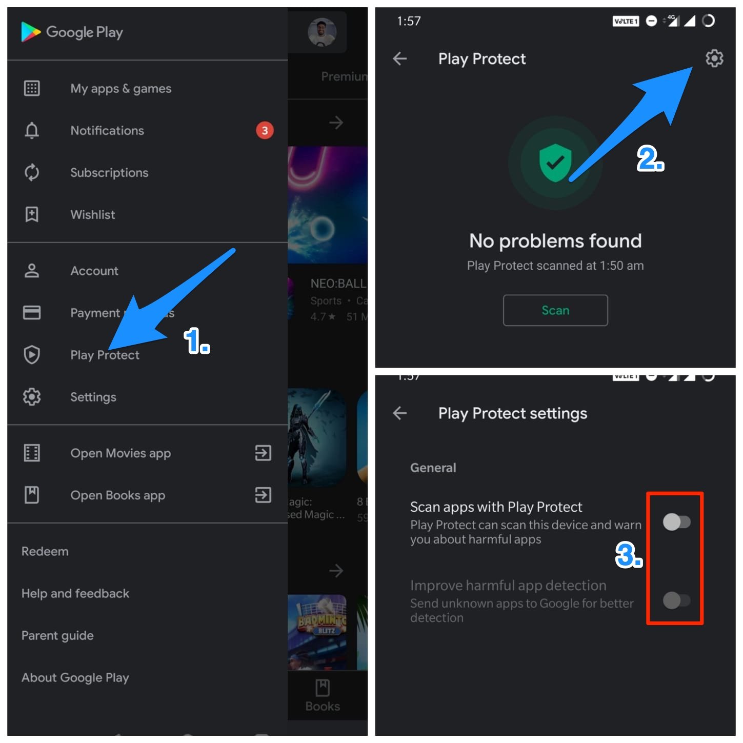 How to Fix App Not Installed Problem on Android? 4 Disable Play Protect