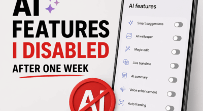 I Disabled These AI Features on My Android Phone After One Week Disabled AI Features on Android