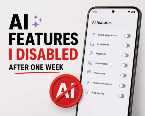 I Disabled These AI Features on My Android Phone After One Week 2