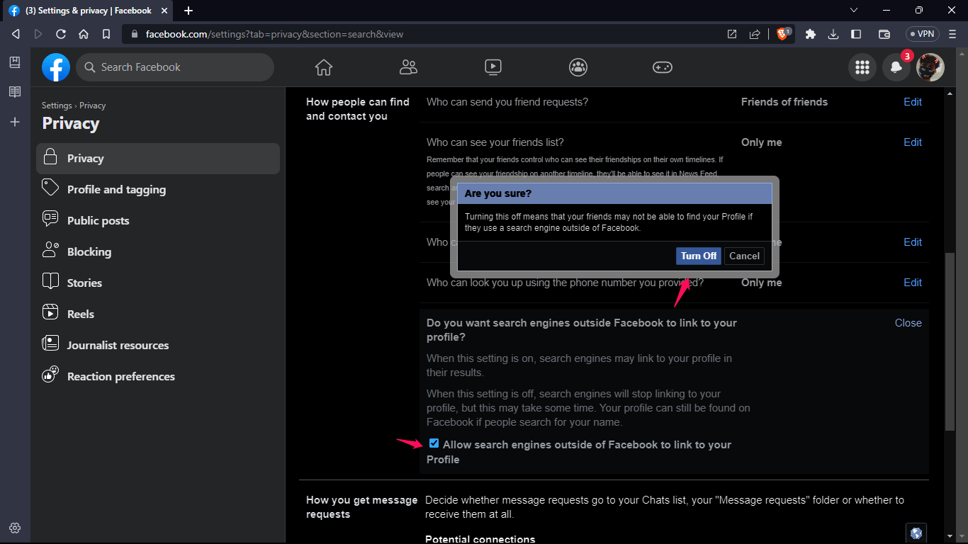 How to Hide Yourself and Stop Others from Finding You on Facebook? 13 Disabling Search Engine
