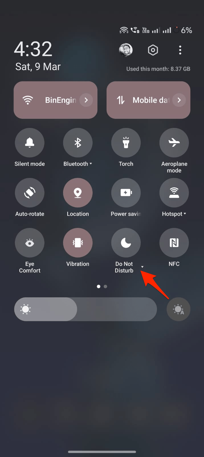 5 Ways to Fix WhatsApp Calls Not Ringing on Android 2 Do_Not_Disturb_Notification_Shortcut