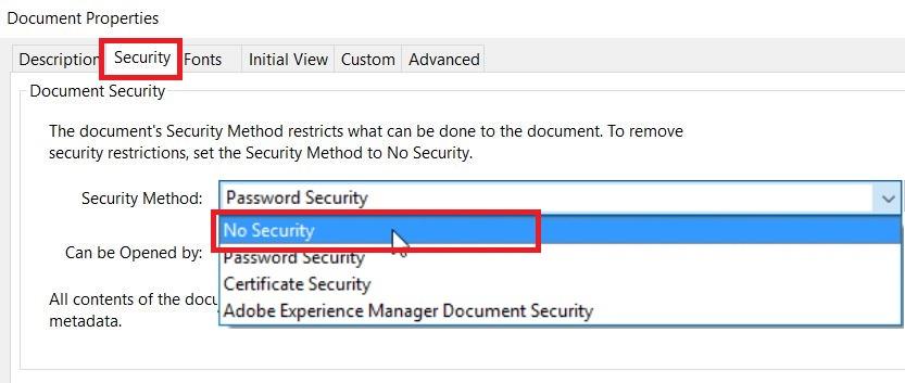 Document Security