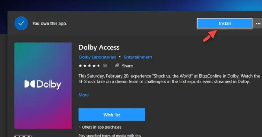 How to Fix Dolby Atmos Not Working in Windows 11? 5 Reinstall Dolby Access