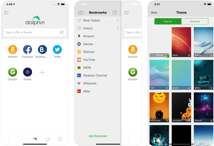 15 Best Browser For iPhone for Surfing the Web 6 Dolphin Browser for iPhone