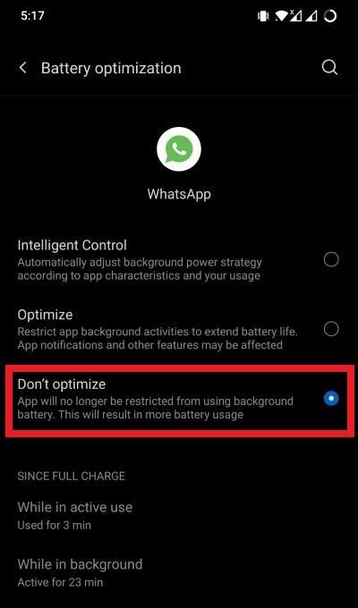 How to Fix WhatsApp Isn't Responding Error Android? 10 Don't Optimize Battery for WhatsApp