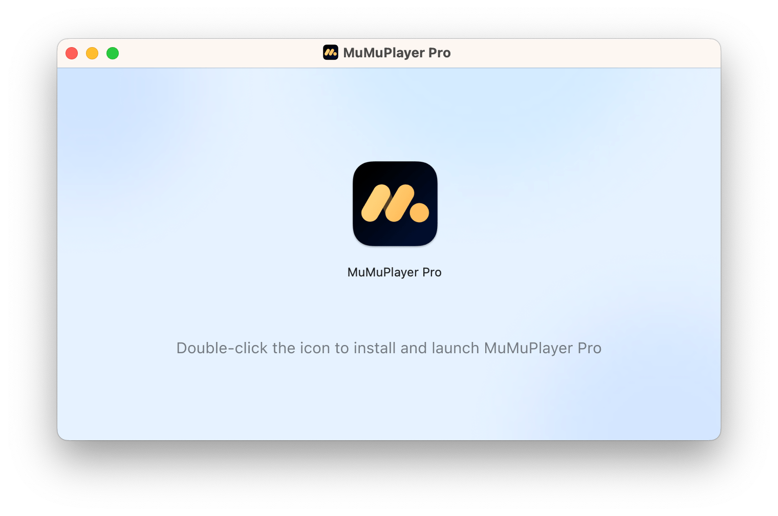 Android Emulator for Mac M3 4 Double-click to Install.