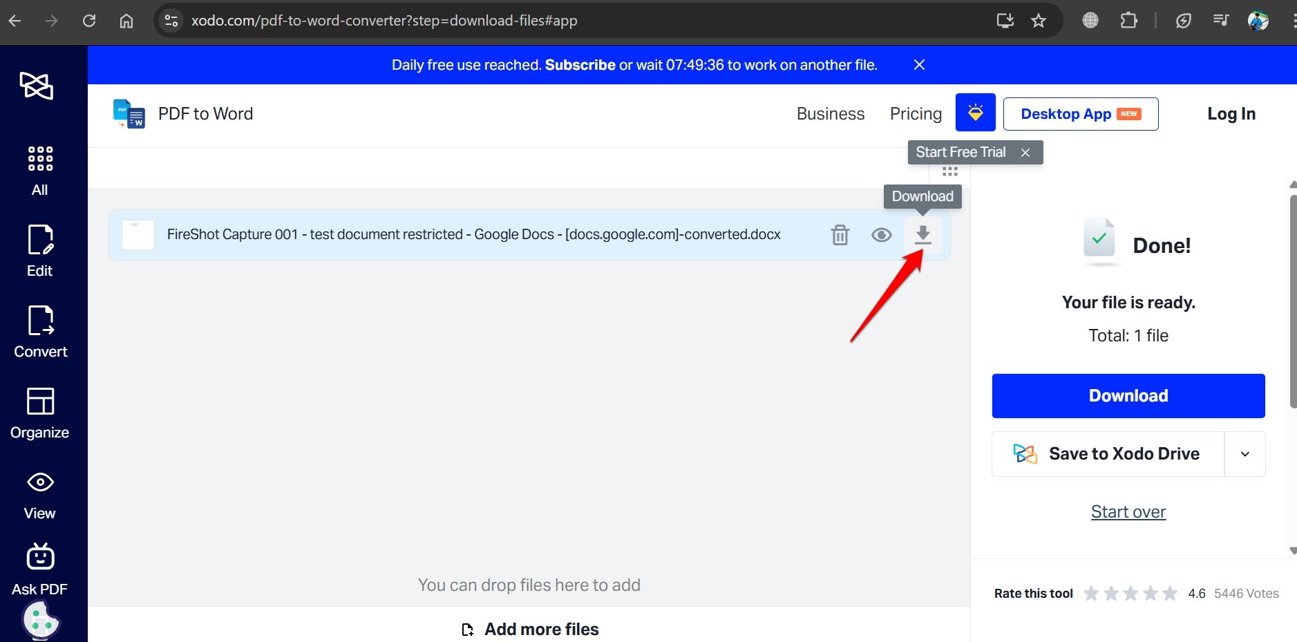 How to Save Google Docs with Export Options Disabled? 13 Download Converted Doc