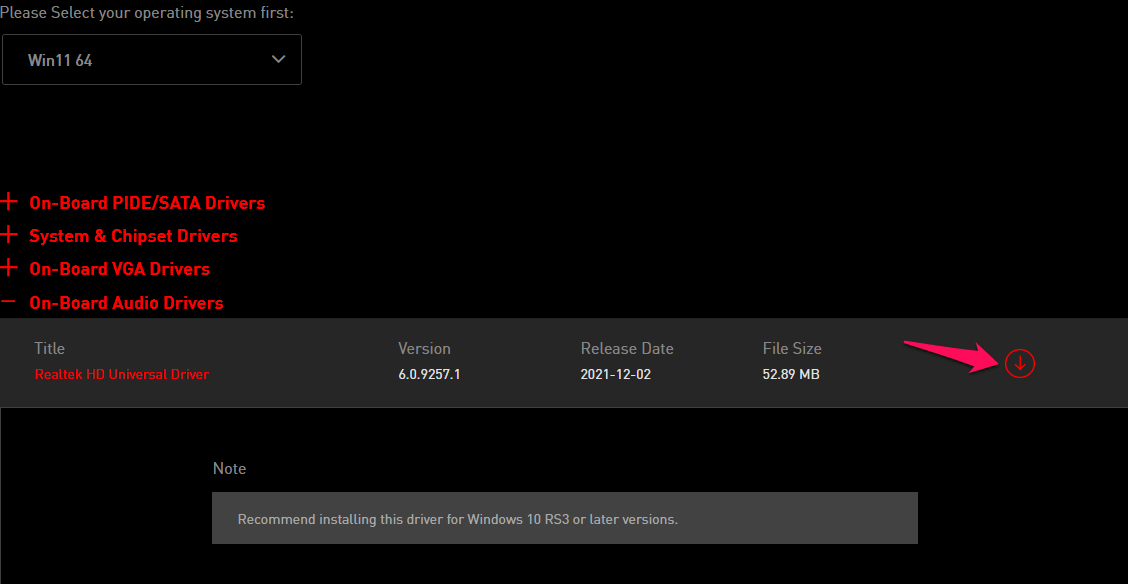 Easily Fix Realtek Audio Console 'Cannot Connect to RPC Service' in Windows 11 14 Download Drivers from Official Site (7)
